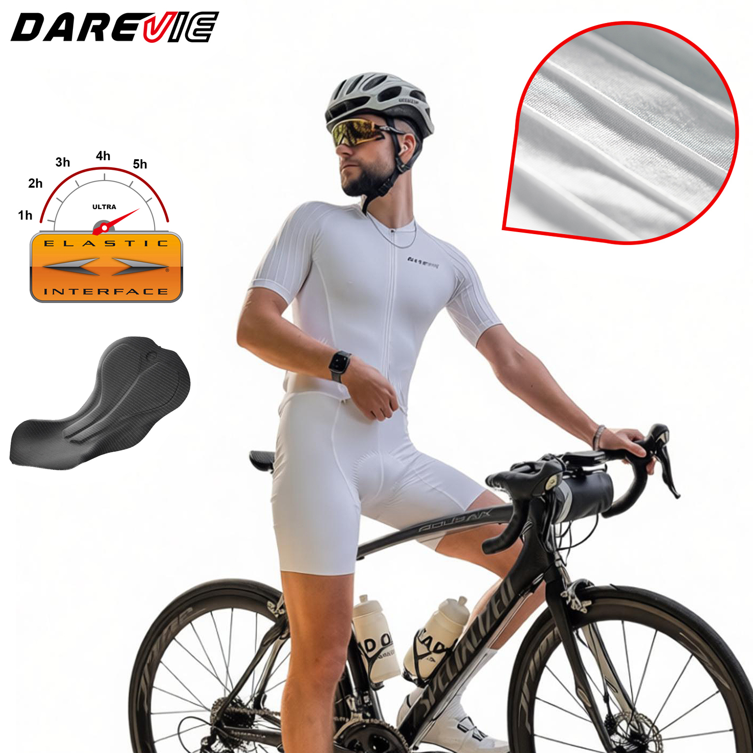 Cycling Gear Italy - DAREVIE Man Cycling Set AERO Reduce