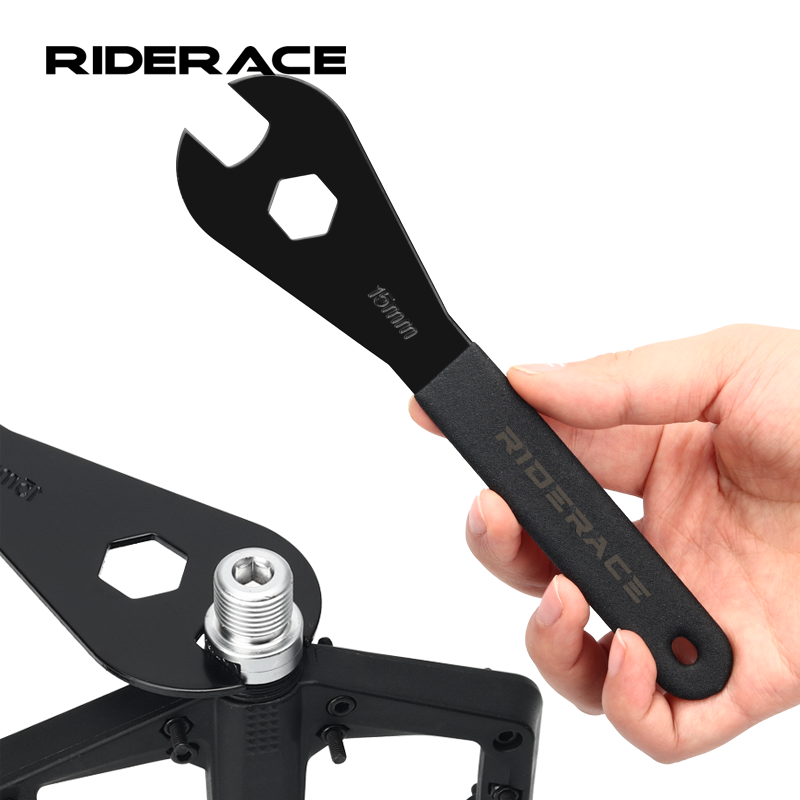 Mtb Pedals - Durable Bicycle Hub Cone Wrench 15mm