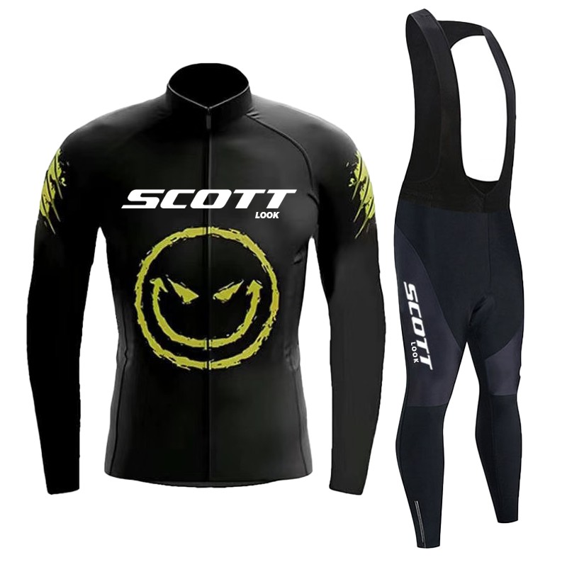 Cycling Gear Jersey - 2025 Autumn Cycling Jersey Bib Pants