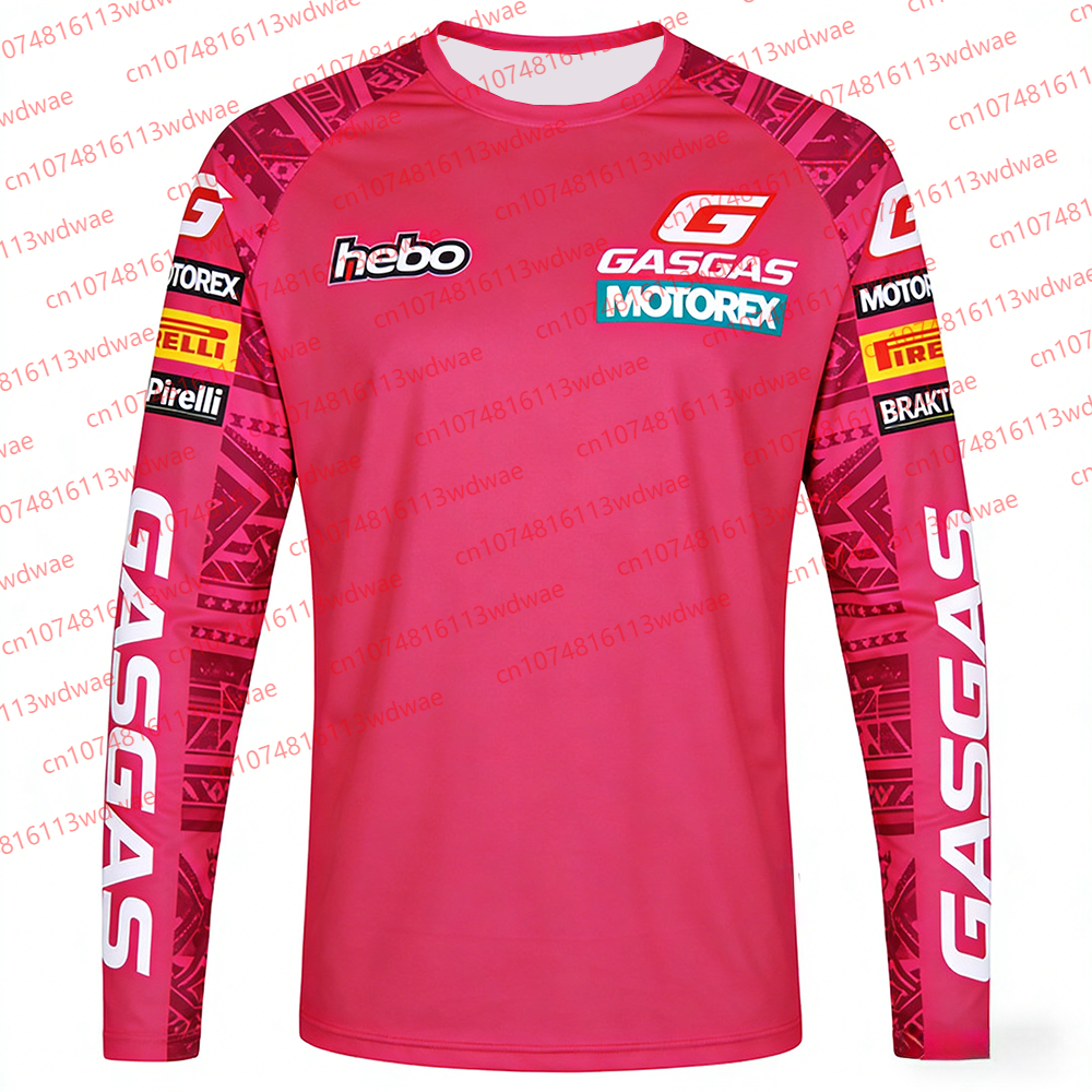 Cycling Gear Jersey - GASGAS Motocross Jersey Man Outdoor Long-Sleeved