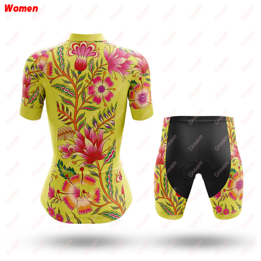 Floral Cycling Bicycle Clothin - مراجعة Cycling Gear Jersey وسعره