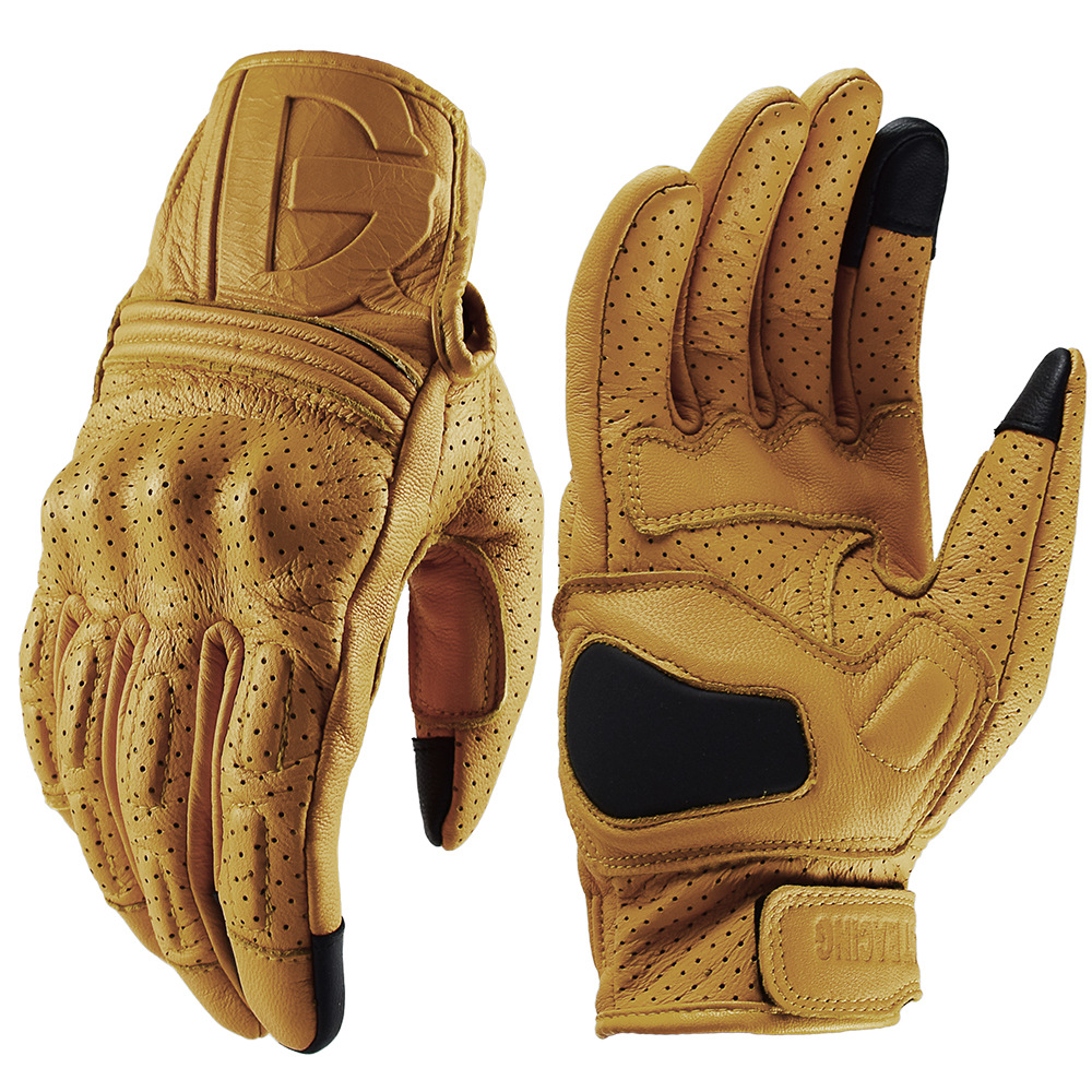 Vintage Motorcycle Leather Glo - مراجعة Yellow Cycling Gear وسعره