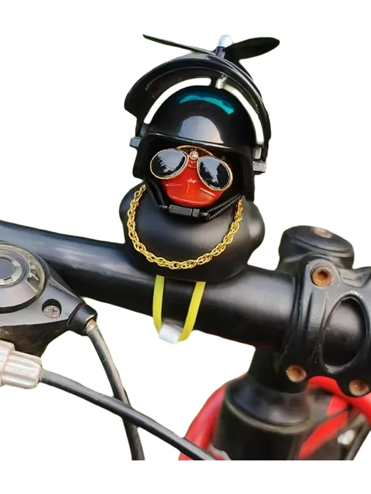 Cute Rubber Duck Bicycle Handl - مراجعة Yellow Cycling Gear وسعره