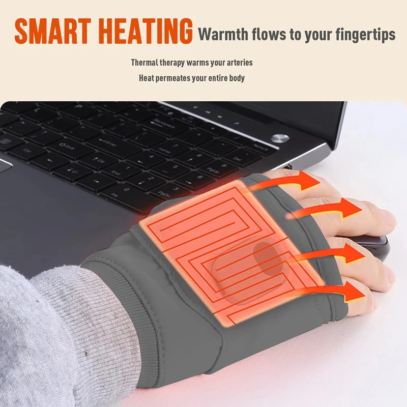 USB Powered Heating Gloves wit - مراجعة Cycling Gear Temperature وسعره