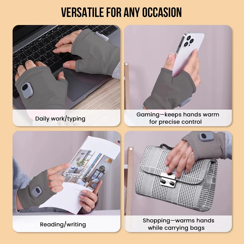 USB Powered Heating Gloves wit - مراجعة Cycling Gear Temperature وسعره