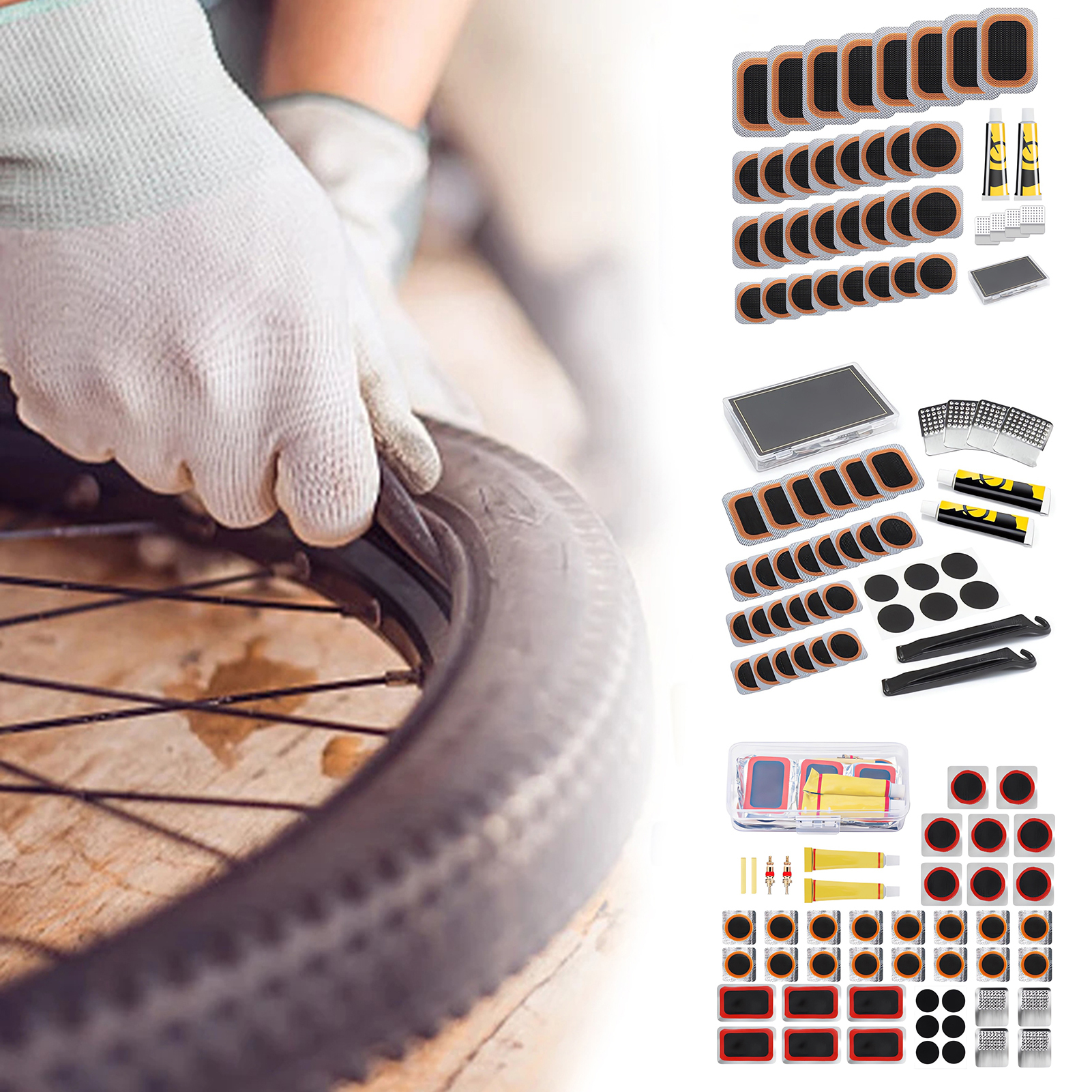 Bike Tire Repair Kit Simple to - مراجعة Bike Tube Repair Kit وسعره