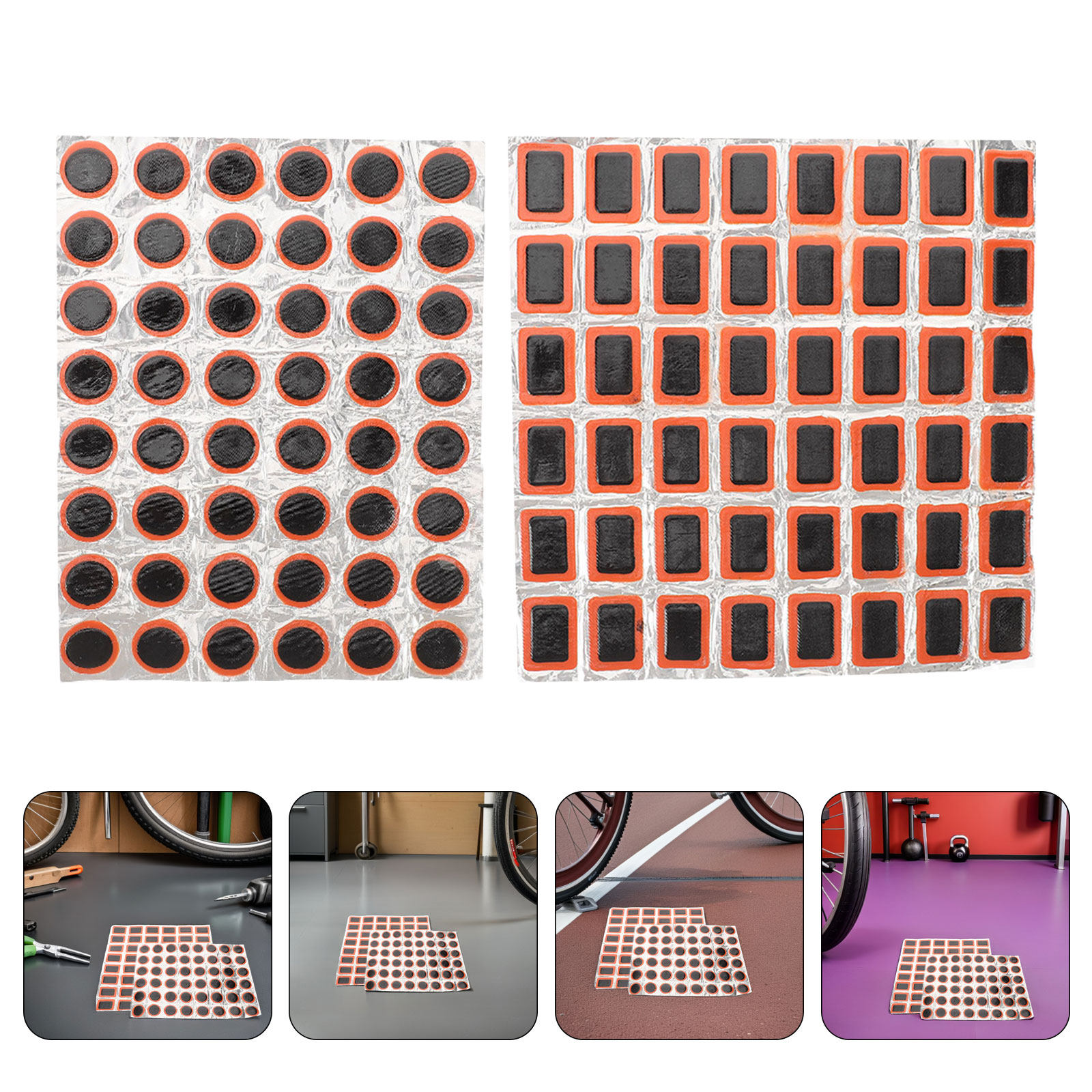 4Pcs Bicycle Tire Patch Kit Ro - مراجعة Bike Tube Repair Kit وسعره