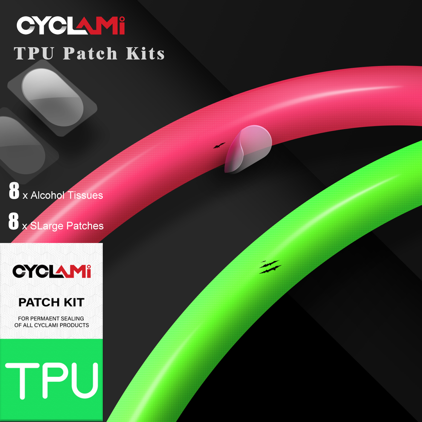 CYCLami  Bike Inner Tube Tire  - مراجعة Bike Tube Repair Kit وسعره