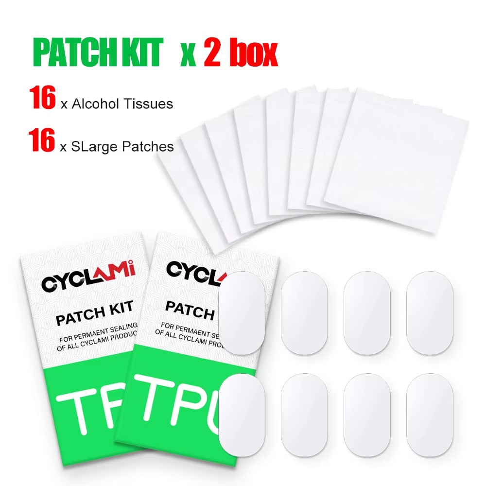 CYCALMI 16/80Pcs Bike Inner Tu - مراجعة Bike Tube Repair Kit وسعره