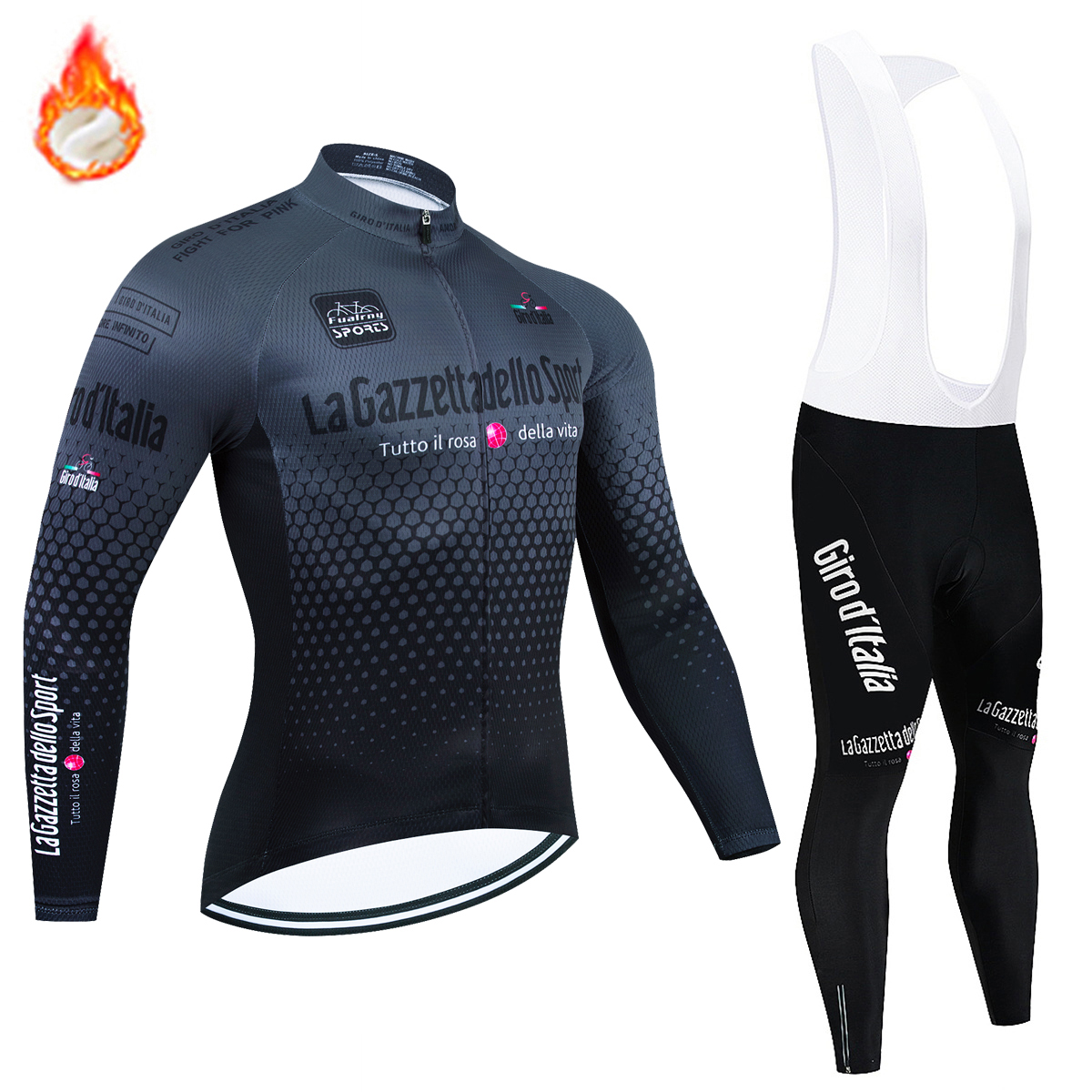 Men's Winter Thermal Fleece Cy - مراجعة Cycling Gear Italy وسعره