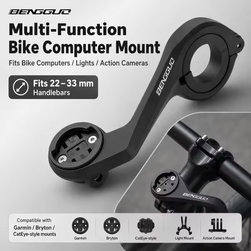 GPS Bike Computer Mount Holder - مراجعة Cycling Gear Mount وسعره