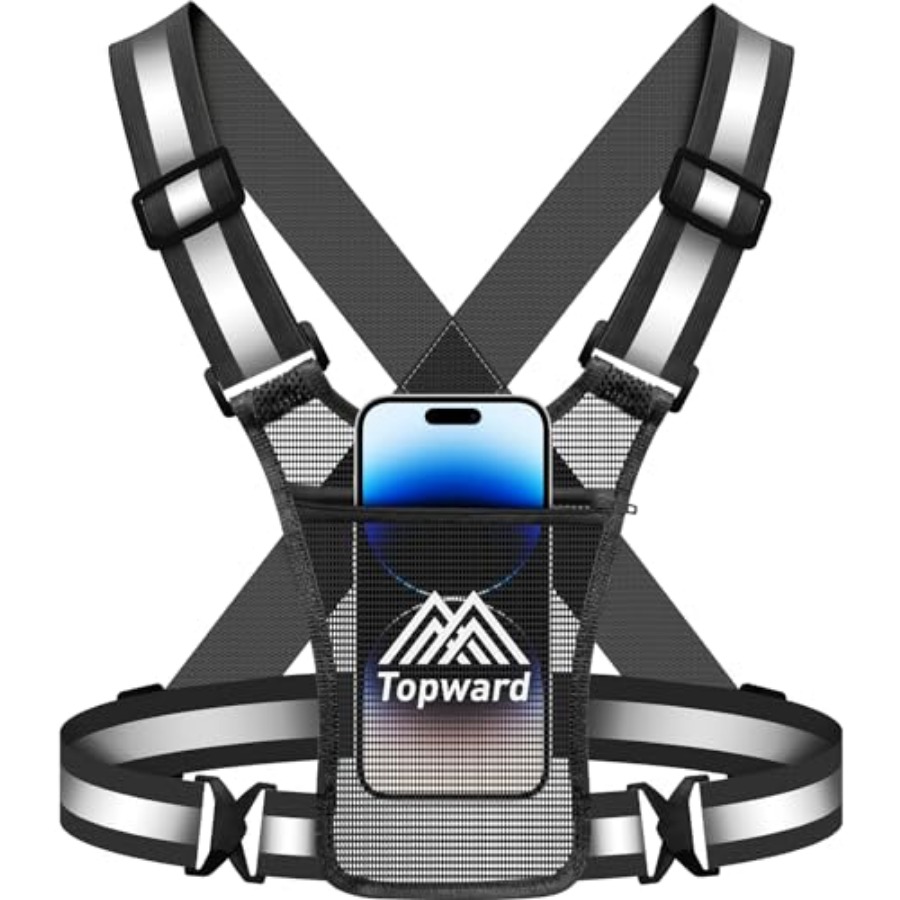 Topward Running Vest Chest Pho - مراجعة Cycling Gear For Women وسعره
