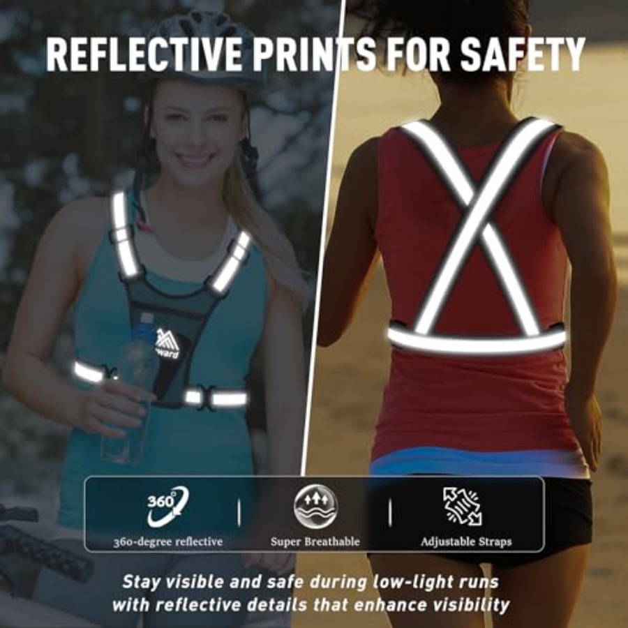 Topward Running Vest Chest Pho - مراجعة Cycling Gear For Women وسعره