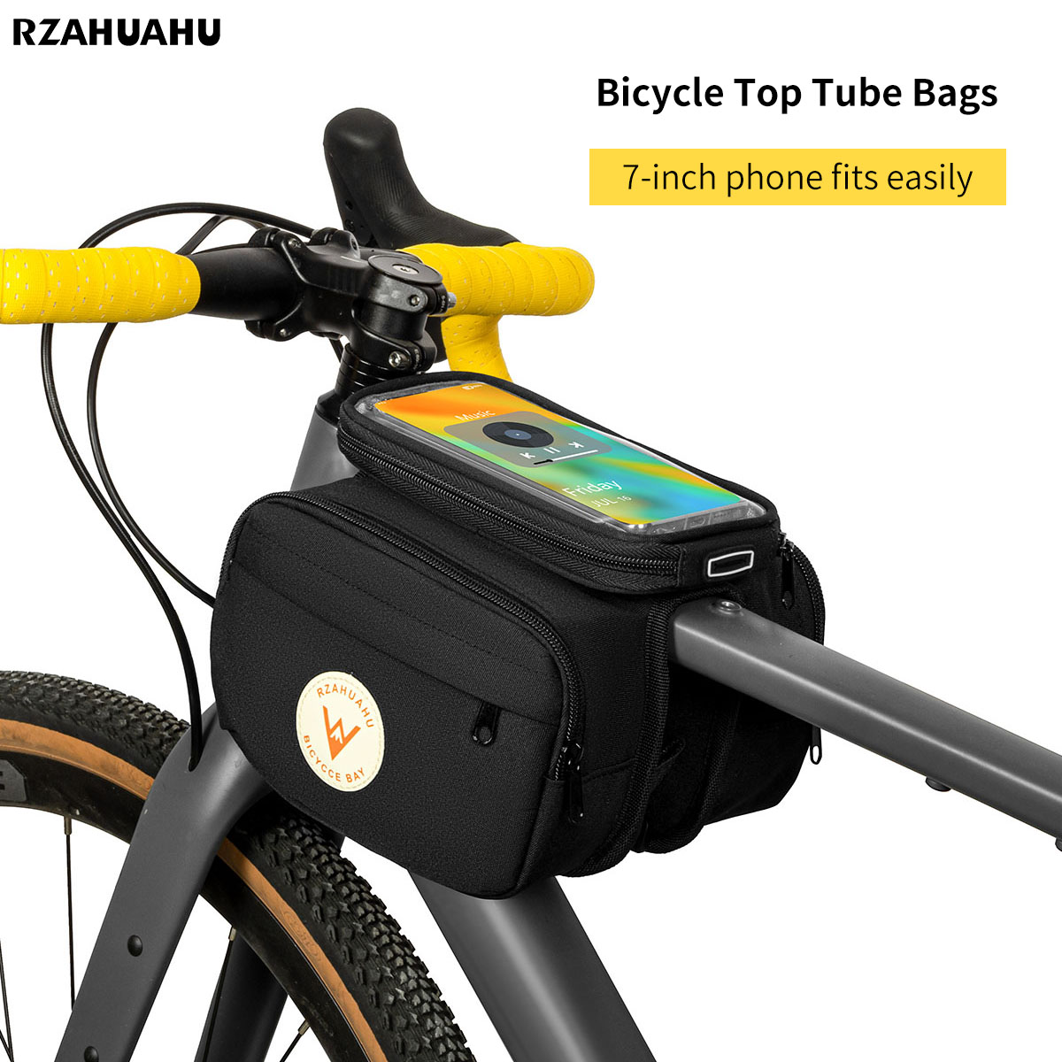 Bicycle bag front tube bag mou - مراجعة Cycling Gear Duffle وسعره
