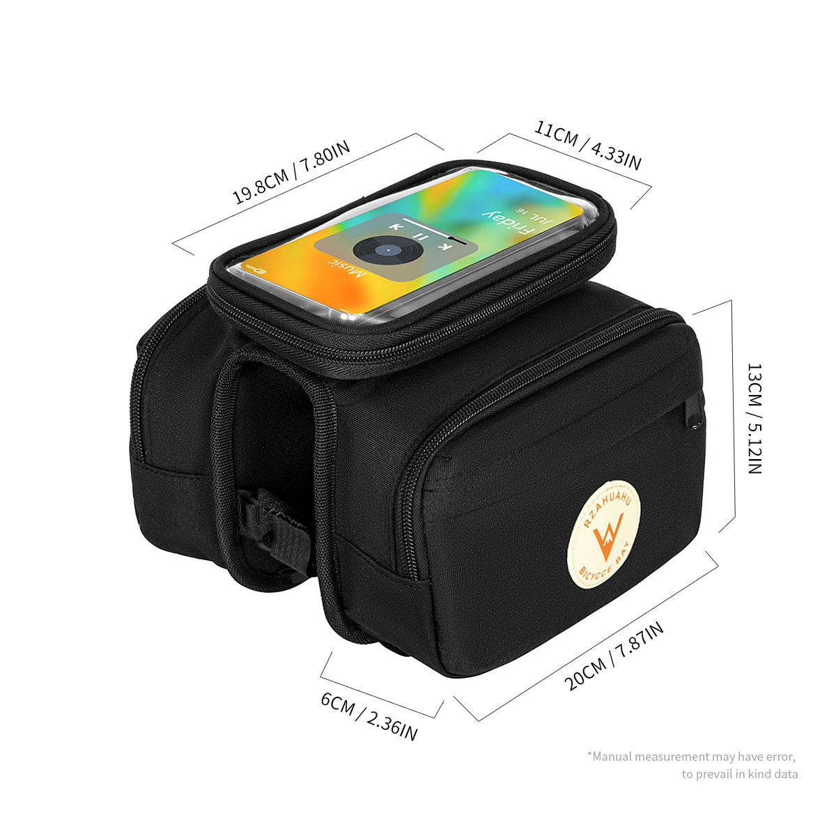 Bicycle bag front tube bag mou - مراجعة Cycling Gear Duffle وسعره