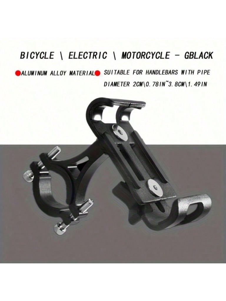 1pc Aluminum Alloy Phone Holde - مراجعة Cycling Gear Mount وسعره