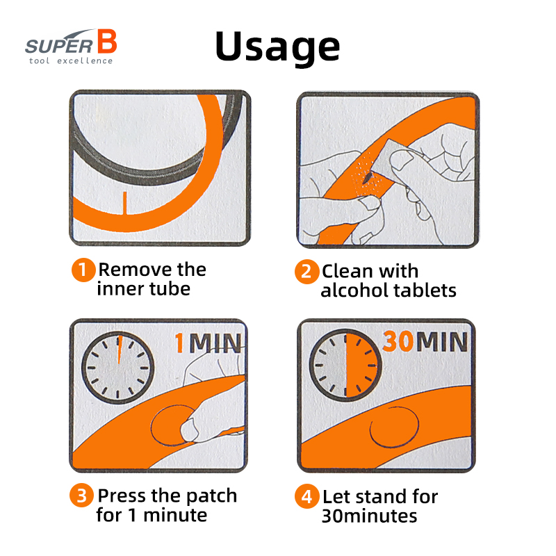 Super B TB-1118 6pcs Bicycle R - مراجعة Bike Tube Repair Kit وسعره