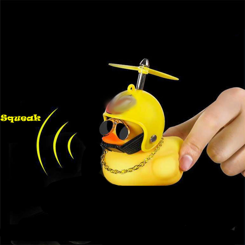 Cute Rubber Duck Bicycle Handl - مراجعة Yellow Cycling Gear وسعره