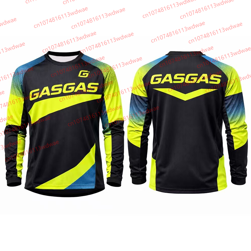 GASGAS Motocross Jersey Men Lo - مراجعة Yellow Cycling Gear وسعره