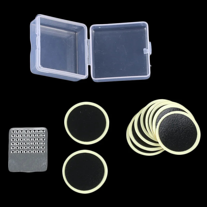 1-6box Bike Tire Patch Repair  - مراجعة Bike Tube Repair Kit وسعره