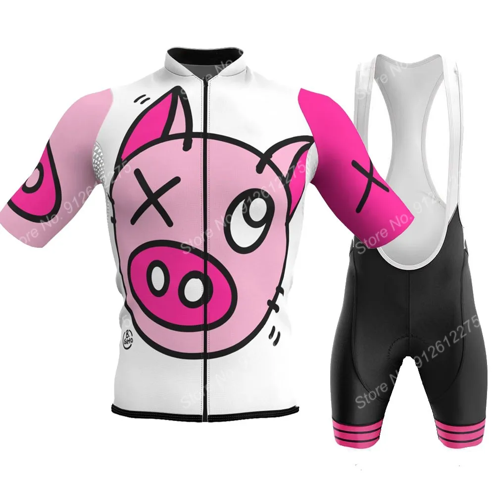 Set Cartoon Comic Pig 2023 Cyc - مراجعة Cycling Gear Jersey وسعره