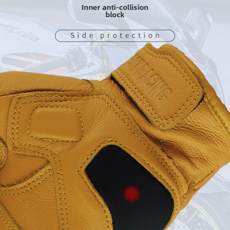 Vintage Motorcycle Leather Glo - مراجعة Yellow Cycling Gear وسعره