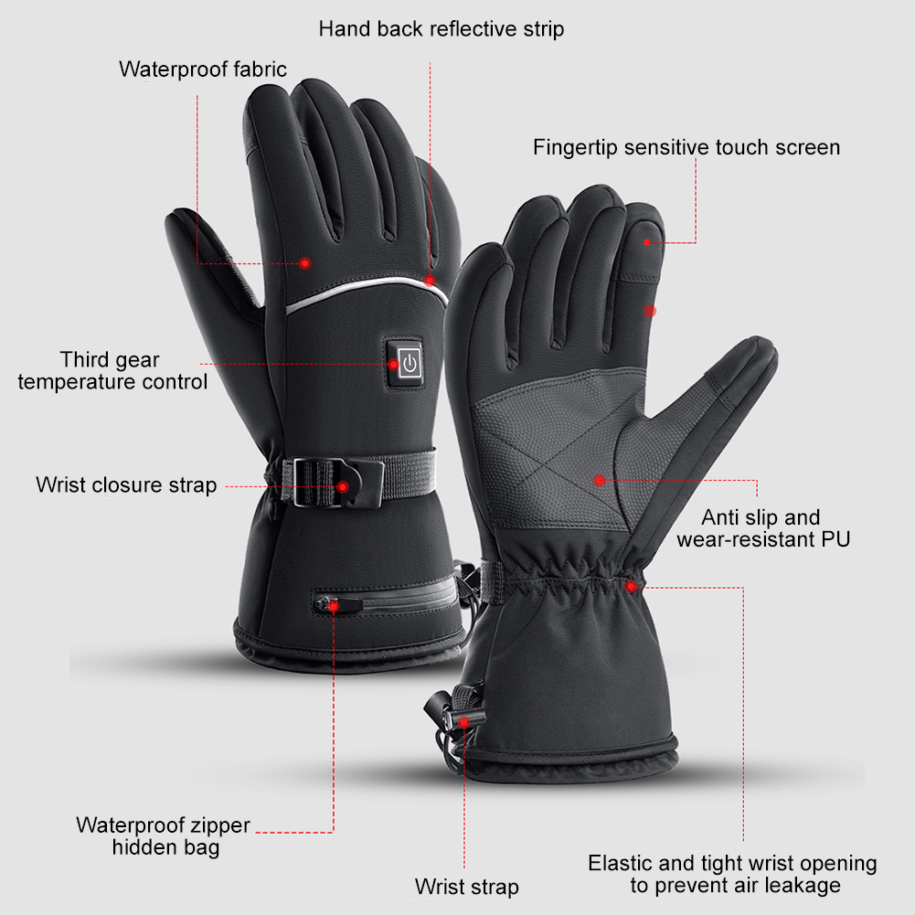 Touch Screen Heated Gloves Col - مراجعة Cycling Gear Temperature وسعره