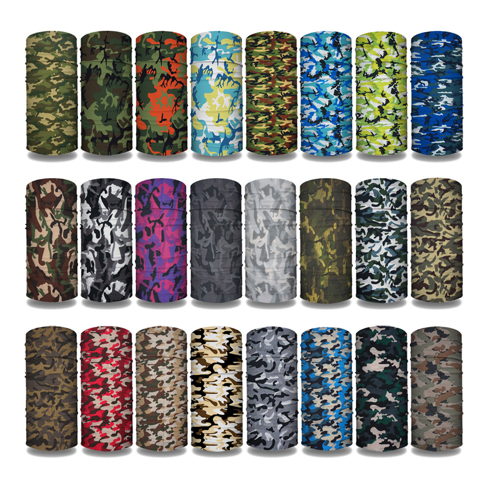 CM01-CM33 Camo Printed Bandana - مراجعة Cycling Gear For Women وسعره