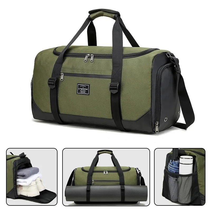 36L/55L Men Woman Gym Bag Big  - مراجعة Cycling Gear Duffle وسعره