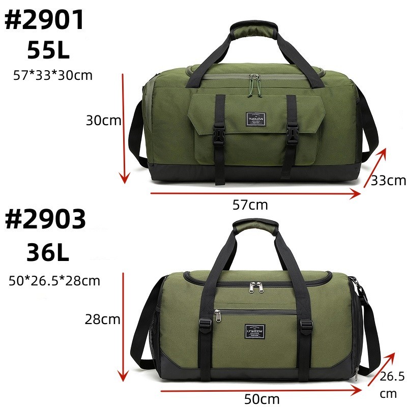36L/55L Men Woman Gym Bag Big  - مراجعة Cycling Gear Duffle وسعره