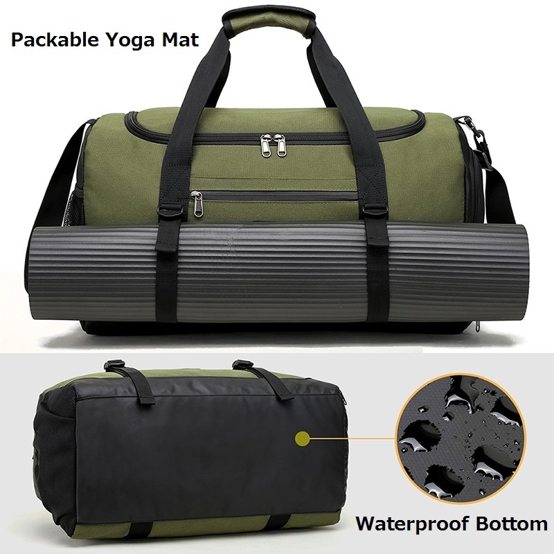 36L/55L Men Woman Gym Bag Big  - مراجعة Cycling Gear Duffle وسعره