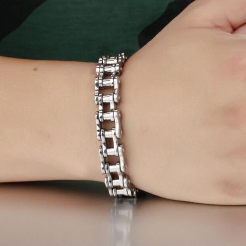 Stainless Steel Biker Chain Br - مراجعة Yellow Cycling Gear وسعره