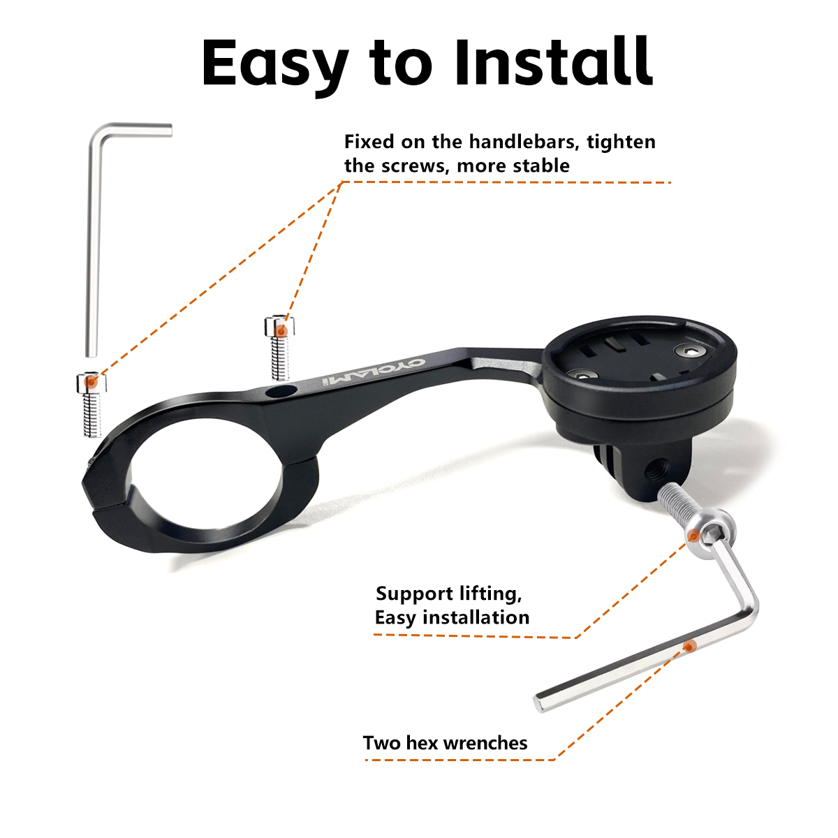 Aluminium Alloy Headlight Moun - مراجعة Cycling Gear Mount وسعره