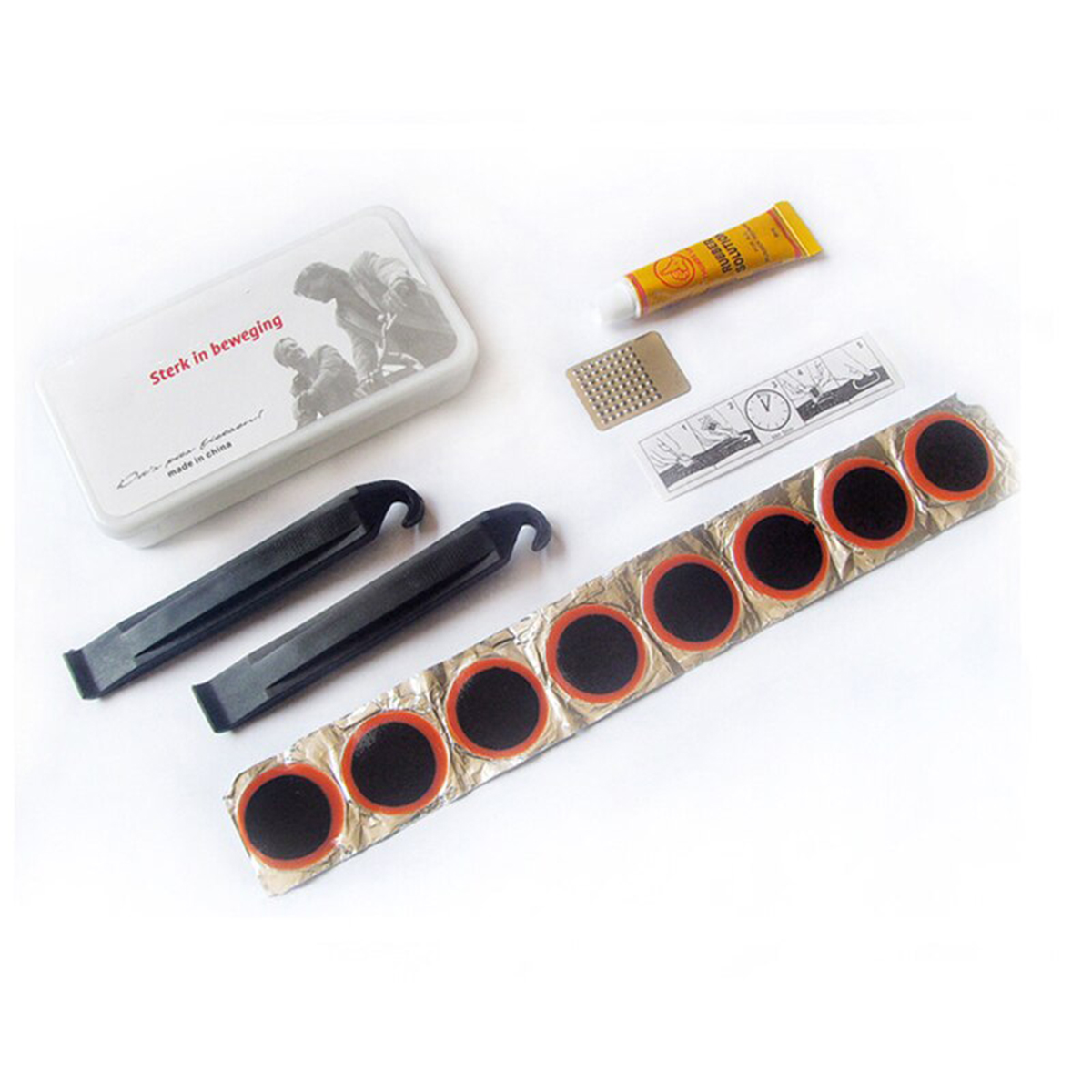 Bicycle Flat Tire Repair Kit T - مراجعة Bike Tube Repair Kit وسعره