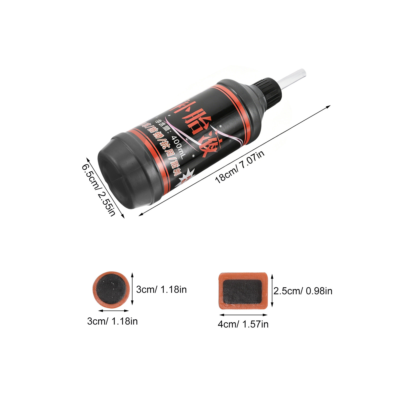 1Set Bicycle Tube Repair Patch - مراجعة Bike Tube Repair Kit وسعره