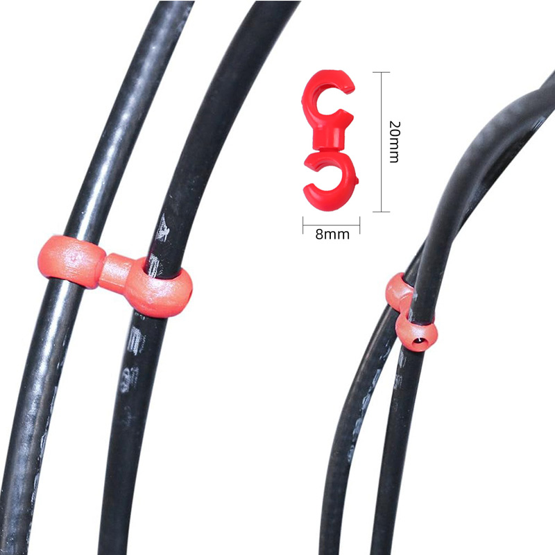 10Pcs Bike Cable Clips Bicycle - مراجعة Cycling Gear Holder وسعره