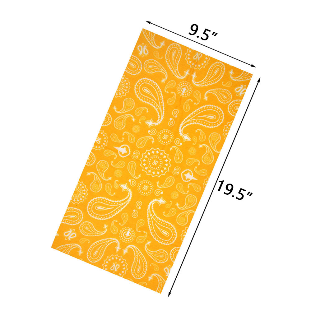 Bright Color Tube Neckchief Wo - مراجعة Yellow Cycling Gear وسعره
