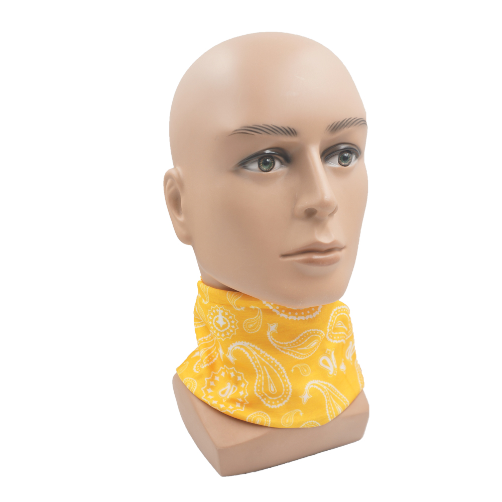 Bright Color Tube Neckchief Wo - مراجعة Yellow Cycling Gear وسعره