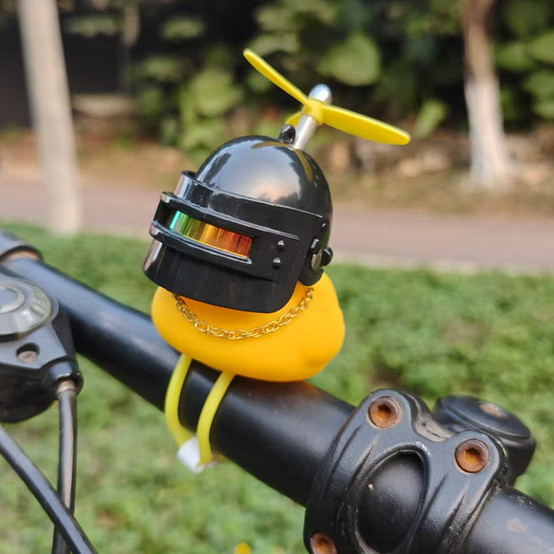 Cute Rubber Duck Bicycle Handl - مراجعة Yellow Cycling Gear وسعره