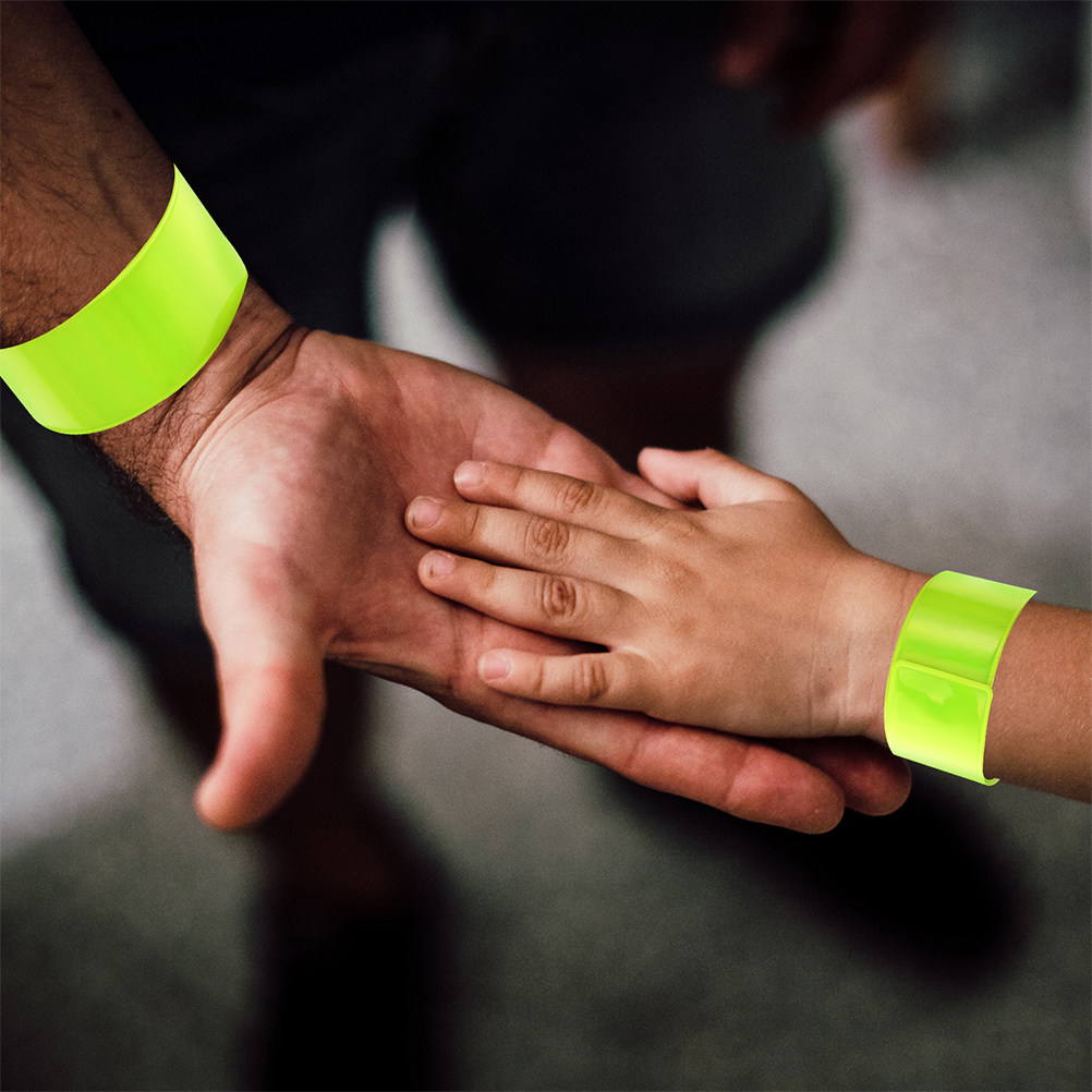 12Pcs Reflective Slap Bracelet - مراجعة Cycling High Gear وسعره