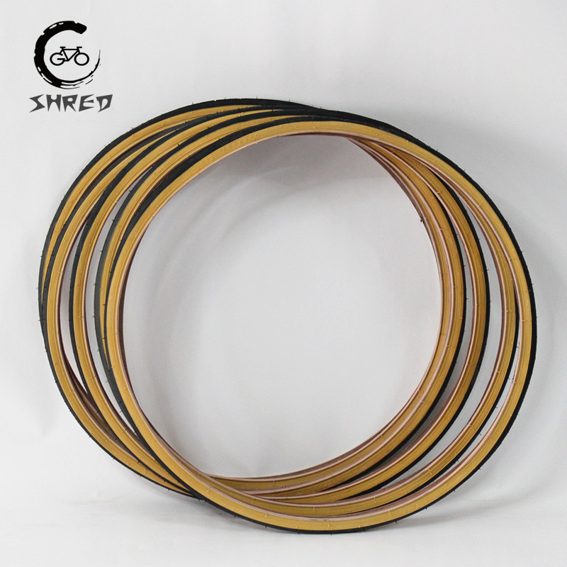 Retro Bicycle Tires 700C Road  - مراجعة Yellow Cycling Gear وسعره