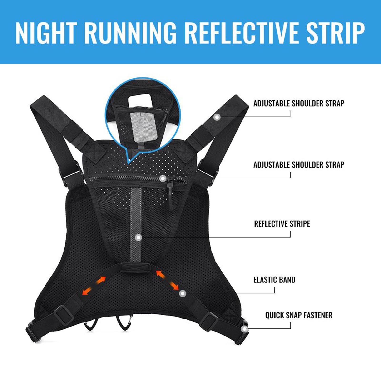 Running Chest Bag Running Vest - مراجعة Cycling Gear Holder وسعره