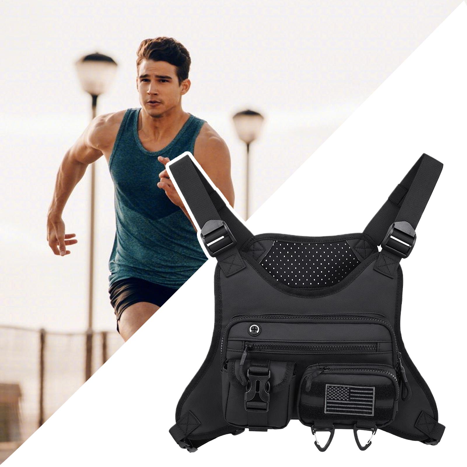 Running Chest Bag Running Vest - مراجعة Cycling Gear Holder وسعره