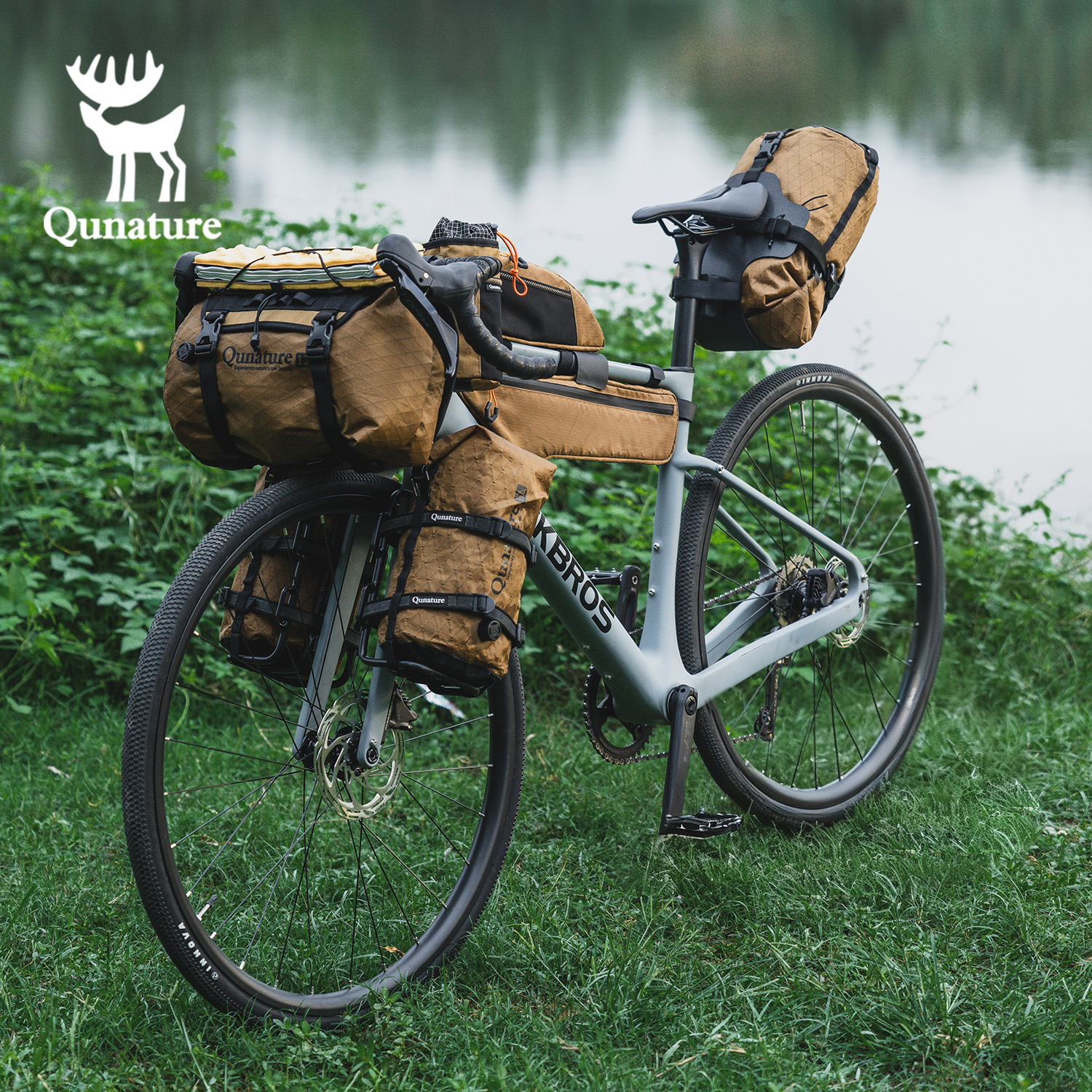 Qunature Upgraded Version 2.0  - مراجعة Cycling Gear Duffle وسعره