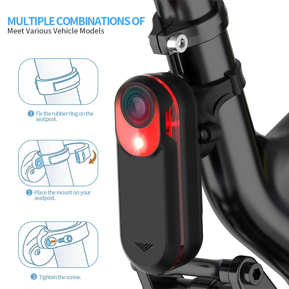 DOMEN Bicycle Saddle Lamp Moun - مراجعة Cycling Gear Mount وسعره