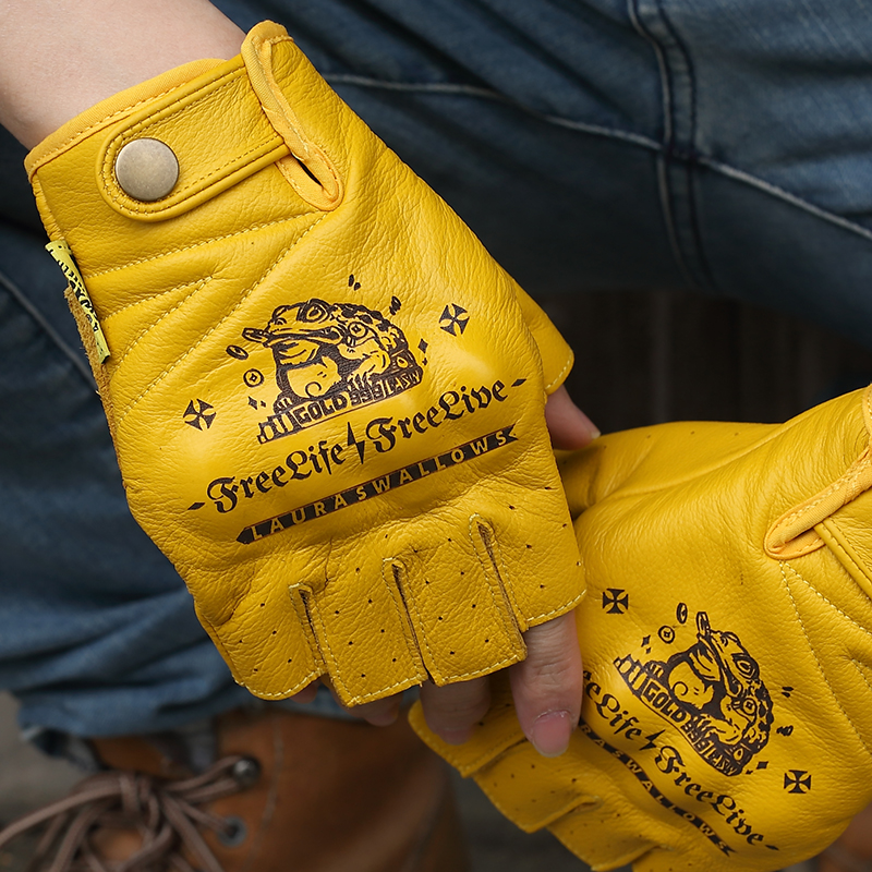 Summer Yellow Cowhide Half-Fin - مراجعة Yellow Cycling Gear وسعره