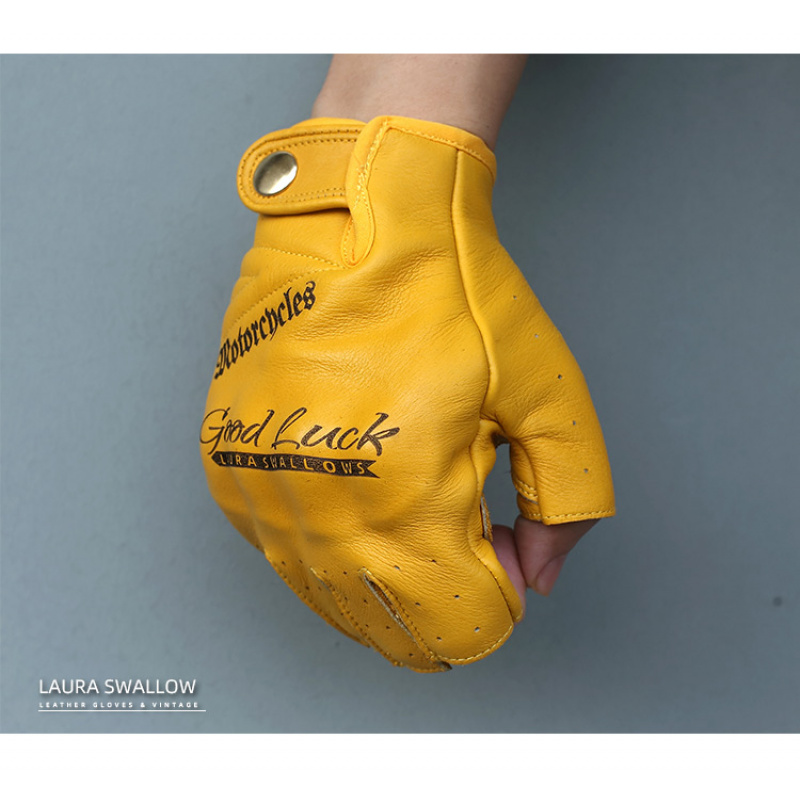Summer Yellow Cowhide Half-Fin - مراجعة Yellow Cycling Gear وسعره