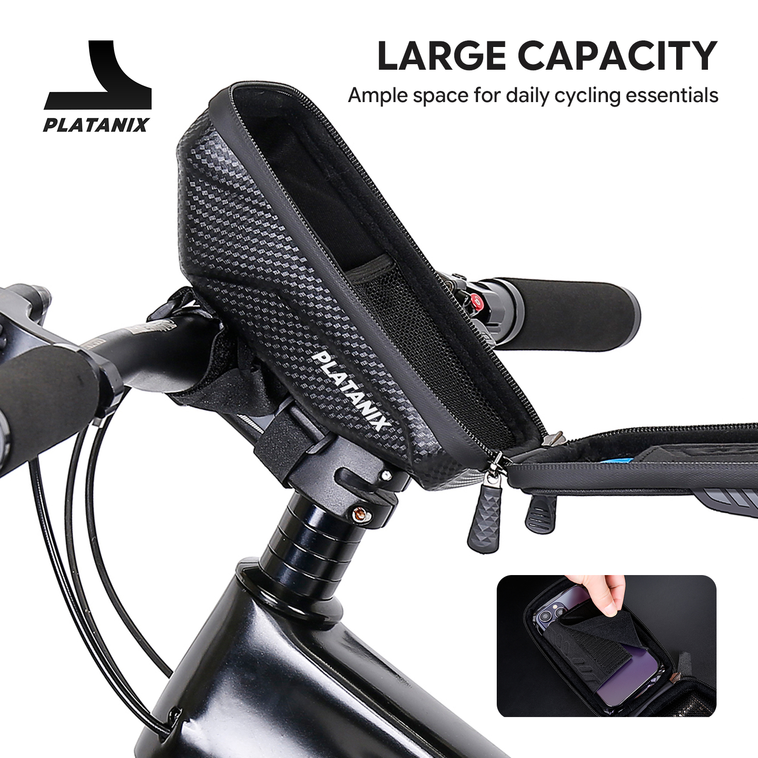 PLATANIX A1 Mountain & Road Bi - مراجعة Cycling Gear Duffle وسعره