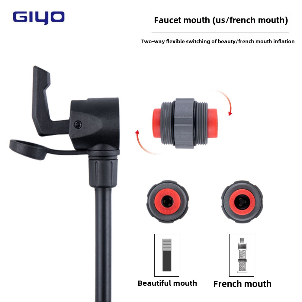 Giyo Mini Pump Tire InflatorGM - مراجعة Mtb Pedals وسعره